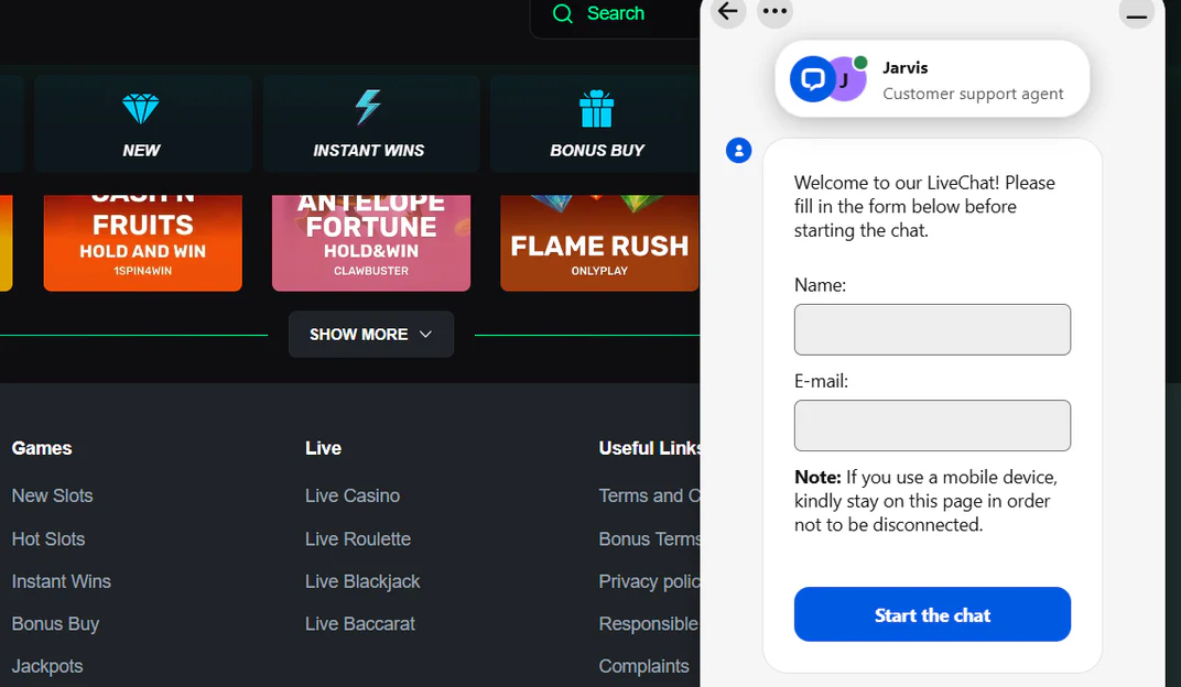 winboost casino support
